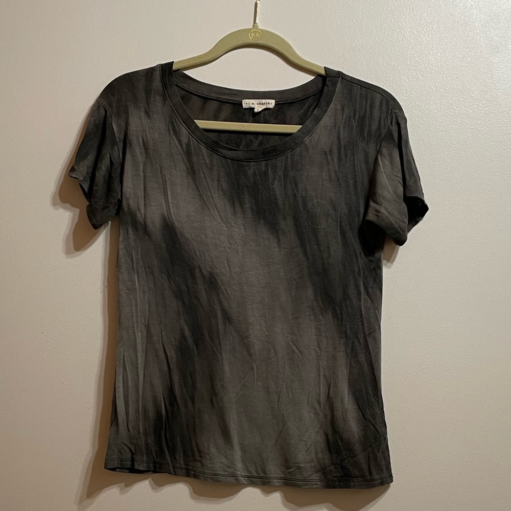 L.A. Hearts Black and Gray Tee